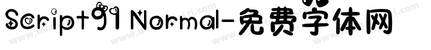 Script91 Normal字体转换